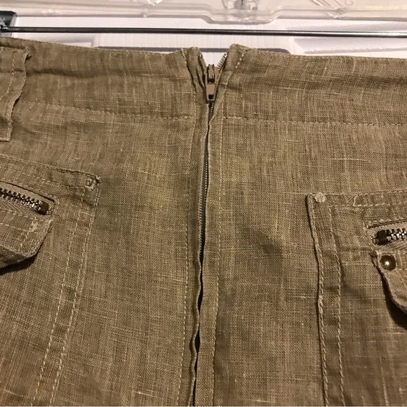 2 for $20 Marie Claire Utility Style A-line Skirt with Front Pocket. size 11 - Picture 8 of 14